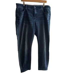 Soma Jeans Womens XL Straight Leg Button Fly Stretch Everyday Capsule Staple